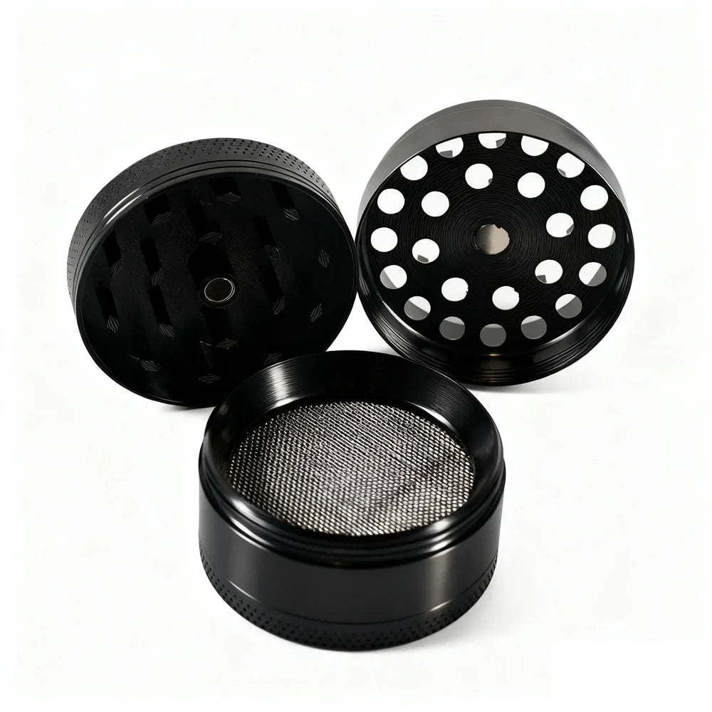 Custom Classic Factory Herb Grinder Manual Spice Grinders Mini Alloy Aluminium Premium Metal Tobacco Grinder