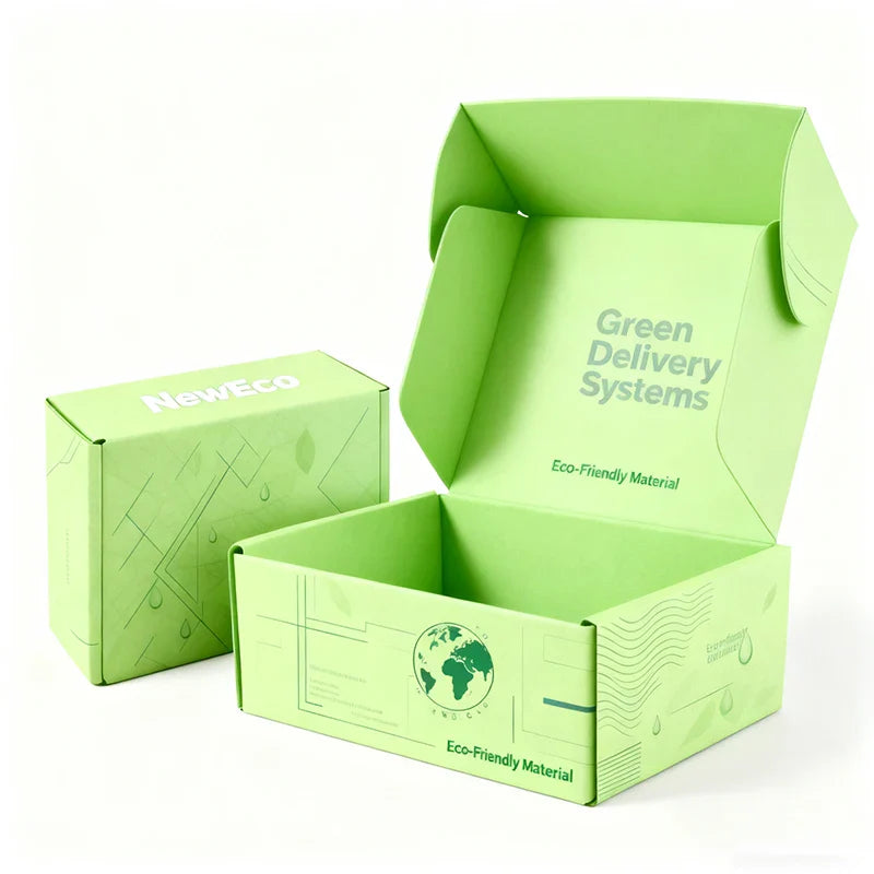 Shipping Mailing Packaging Postal Airplane Folding Corrugated Durable Cartons Rigid Hard Gift Clothing Paper Mailer Boxes