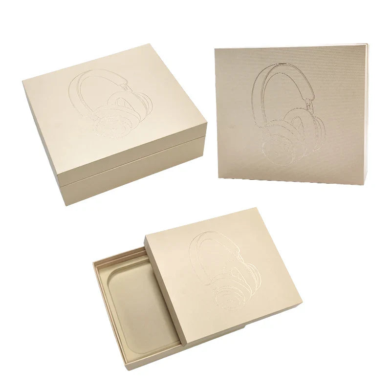 Customised UV Printing Paper Top and Bottom Cardboard Wallet Black Lid and Base Gift Boxes Jewelry Leather Belt Box Packaging