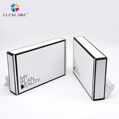 Custom White Corrugated Package Shipping Mailing Packing Boxes Small Beauty Mailer Emballage Carton Clothing Box
