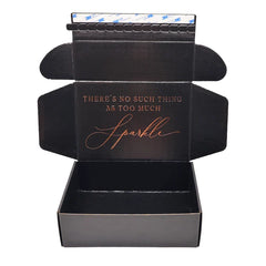 Manufacturer Matte Rose Foil Paper Cajas Carton Mailer Box Custom Shipping Gift Packaging Boxes With Self Adhesive Zipper Tear