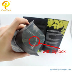 Custom Printed Matte Stand up Pouch Aluminum Foil Mylar Bag Tea Packaging Bag