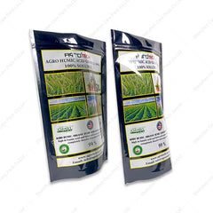 Customized 250g 500g Bags for Fertilizer Seeds Grain Zipper Aluminum Foil Agricultural Seed Stand up Packaging Mylar Bag