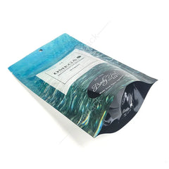 Custom Resealable Transparent Cosmetic Holographic Packaging Bag Pouch/holographic Ziplock Bag Self Adhesive Makeup Zipper Bag