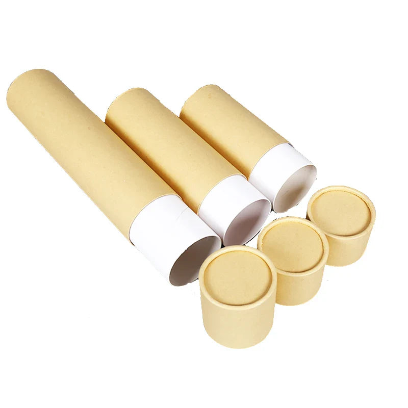 Incense Sticks Holder Burner Boxes Kraft Packaging Paper Core Tube Kraft Incense Stick Canister Paper Tube
