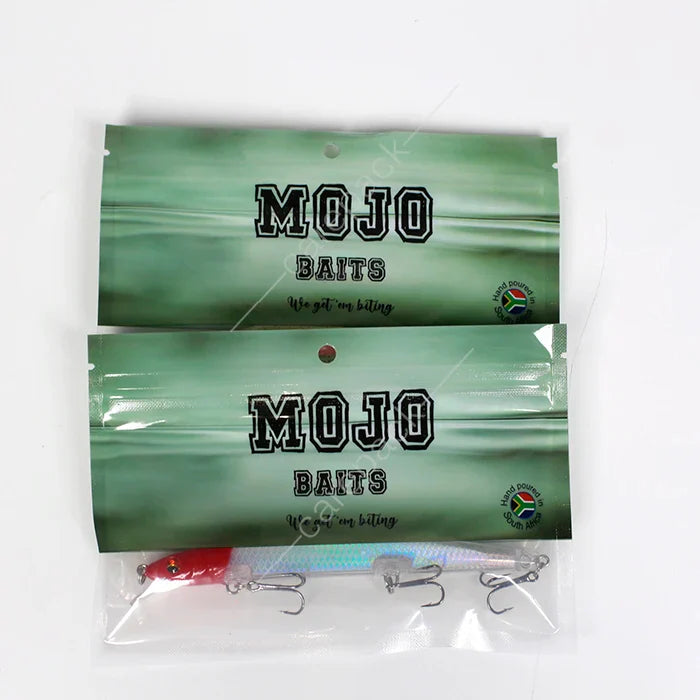 Custom Printed Plastic Zipper Fish Feed Bolsas Fishing Bait Lure Packaging Bag With Euro Hole