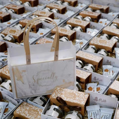 Plastic Makeup Cosmetic Clothes Transparent Gift Custom logo Printing PP Tote Shopping Bag