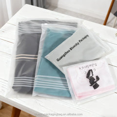 Personalized Frosted Zipper Bags with Your Design Matte Zip Bags for Modern Retail Packaging  Cosmetics Packaging Bag