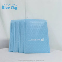 Blue Bubble Wrapping Bags - Lightweight Protective Packaging Mailer for Shipping, Storage & Moving
