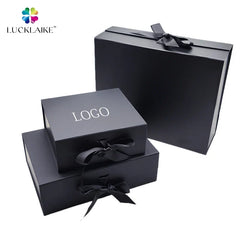 Custom Logo Versatile Premium Gift Box Luxury Package Cardboard Paper Hoodie Shoes Clothes Magnetic Packaging Box With Ribbon