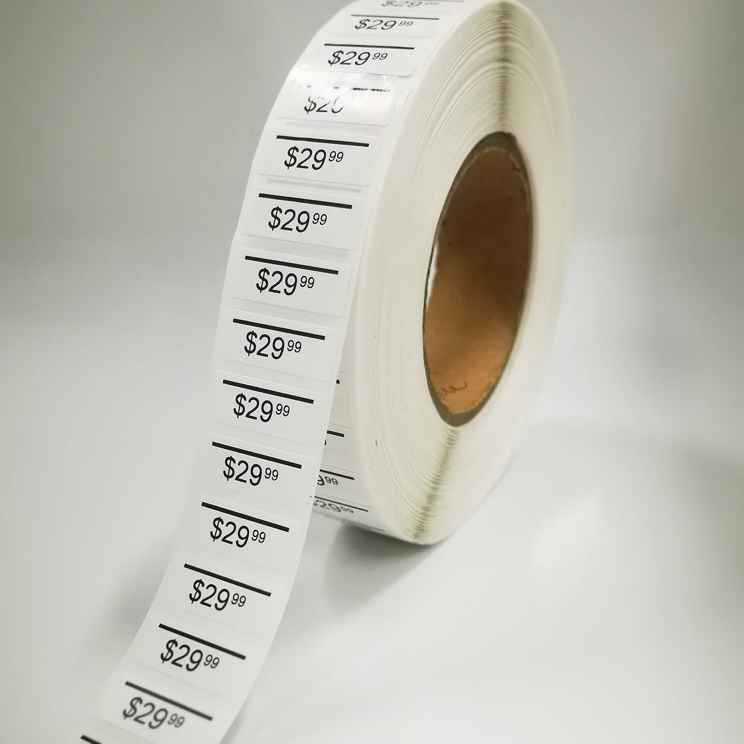 FSC Certification Factory Wholesale Suppliers Custom Piggy Back Sticker, Blue / Black / Red Line Piggyback Sticker Label for Tag