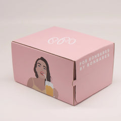 Custom Print Zipper Peel Off Self Seal Corrugated Shipping Packaging Craft Tear Strip Paper Box Customized With Your Own Logo