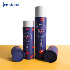 Customized Manufacturer Long Round Box Brown Paper Kraft Tube Metal Lid Cardboard Shipping Tube Mailing Poster Packaging Tube