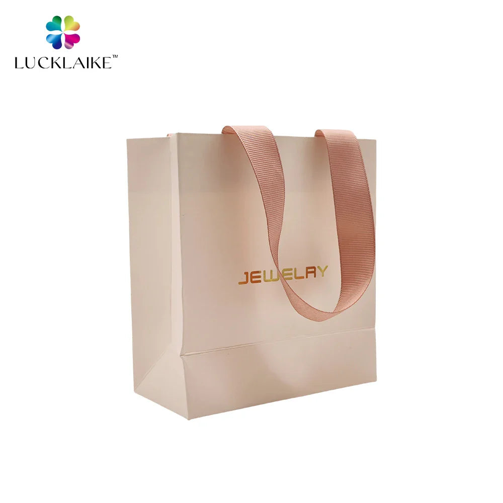 Customized Personalized Designer Promotional Garment Clothes Boutique Paper Packaging Shopping Gift Bags with logo Packaging