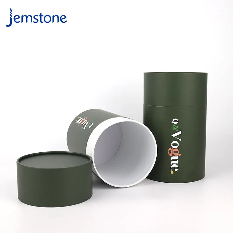 Custom Eco-Friendly Kraft Cardboard Food Tea Coffee Cylinder Packaging Chocolate Paper Tube OEM Vanishing Biodegradable