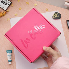 Free Sample Hot Pink Uv Logo Mystery Folding Carton Cardboard Parcel Delivery Custom Boxes Packaging for Shipping Box With Logo