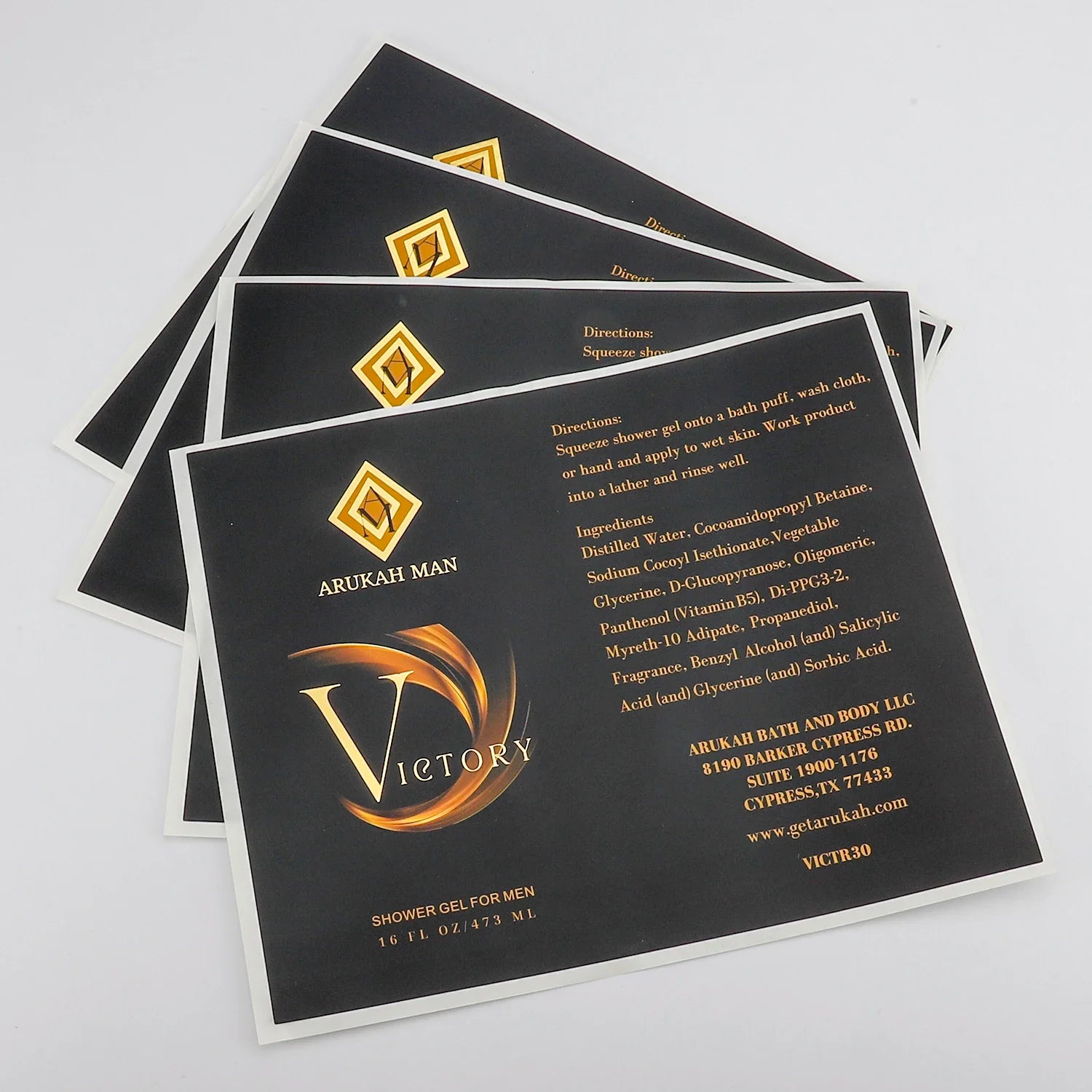 Customized Gold Foil Logo Printing Waterproof Adhesive Vinyl 100ml Hair Growth Oil Roll Sticker Labels for Hair Oil Bottles