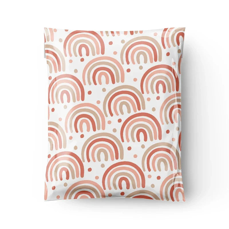 Custom Printed Design Eco Friendly Recycled Matte 10x13 Poly Mailer Envelopes Mailing Courier Packaging Bags for Clothing