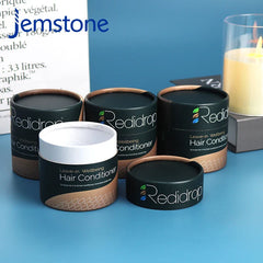 Custom Food Bottles    Waterproof Container White Round Paper Tube Box Product Sealing Paper Tube Packaging