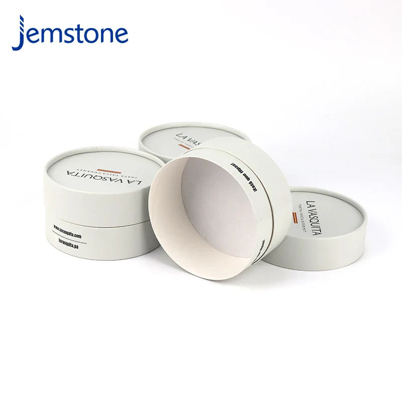 Printed Cosmetics Packaging Tube Box Perfume Cylinder Packaging Kraft Paper Tube for Skin Care Packaging