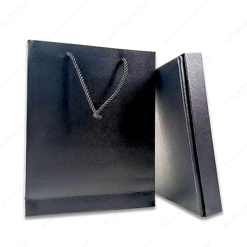 Custom Gift Cardboard Bags Kraft Craft Shopping Paper Bag With Handle