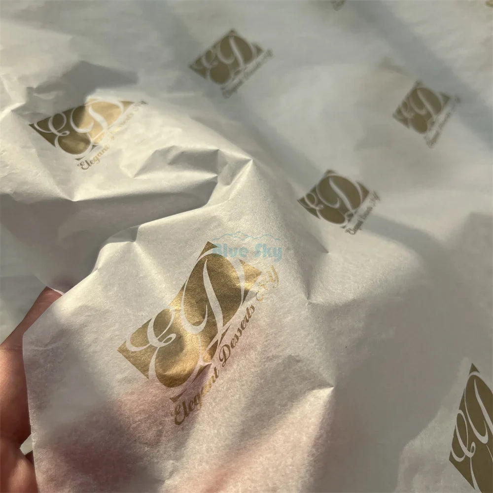 Custom Printed Colorful Paper Wrapping Paper for Product Packaging, CMYK/Pantone Matching 100-500gsm, MOQ 500 Sheets