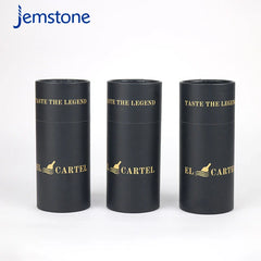 Custom Printed Food Grade Tea Coffee Candle Paper Tube Round Kraft Craft Cylinder Tube Cardboard Tube Cylinder Box Packaging
