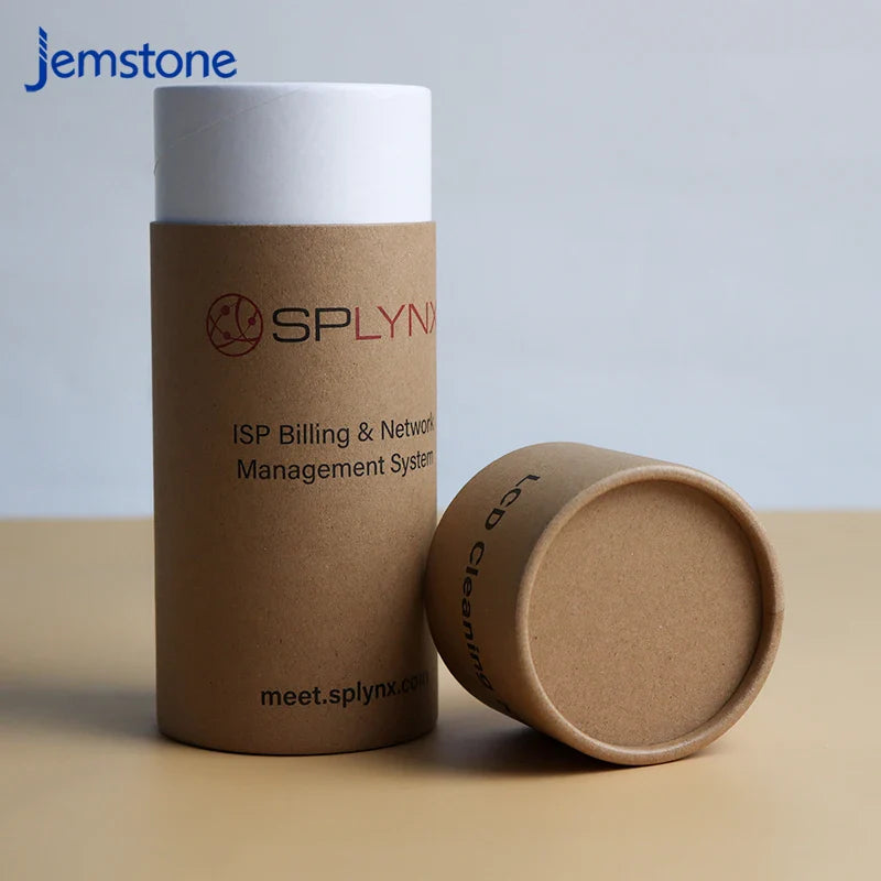 Eco-Friendly Printing Cylindrical Cardboard Tea Herbs Coffee Paper Box Kraft Paper Tube Cylindrical Packaging Box