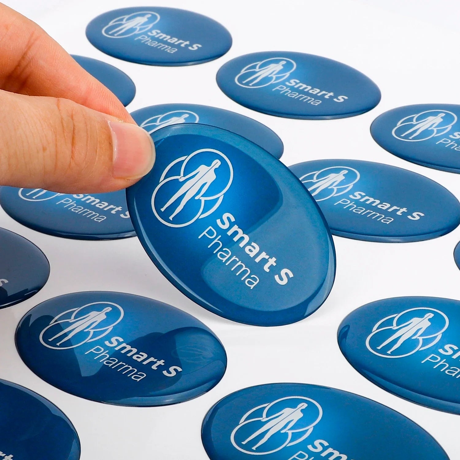 Transparent Clear Silicone Sticker Sheet Waterproof Crystal Labels Custom Phone Promotional 3d Gel Epoxy Dome Stickers with Logo