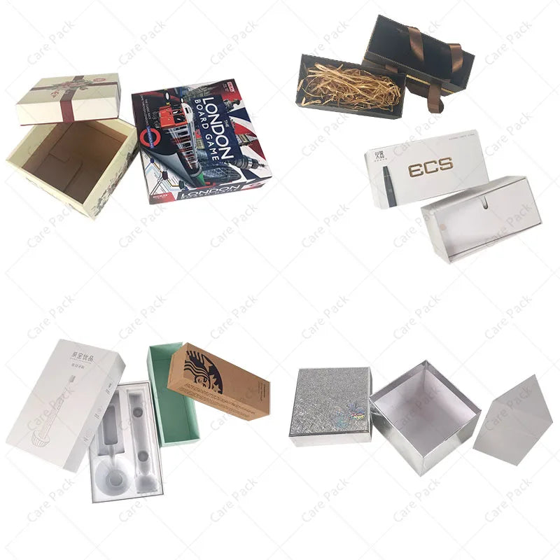 Custom Printing Drawer Sliding Luxury Gift Accessories Bracelet Jewelry Packaging Box with Ribbon Handle