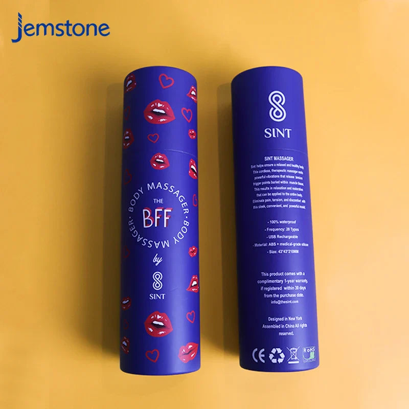 Customized Manufacturer Long Round Box Brown Paper Kraft Tube Metal Lid Cardboard Shipping Tube Mailing Poster Packaging Tube