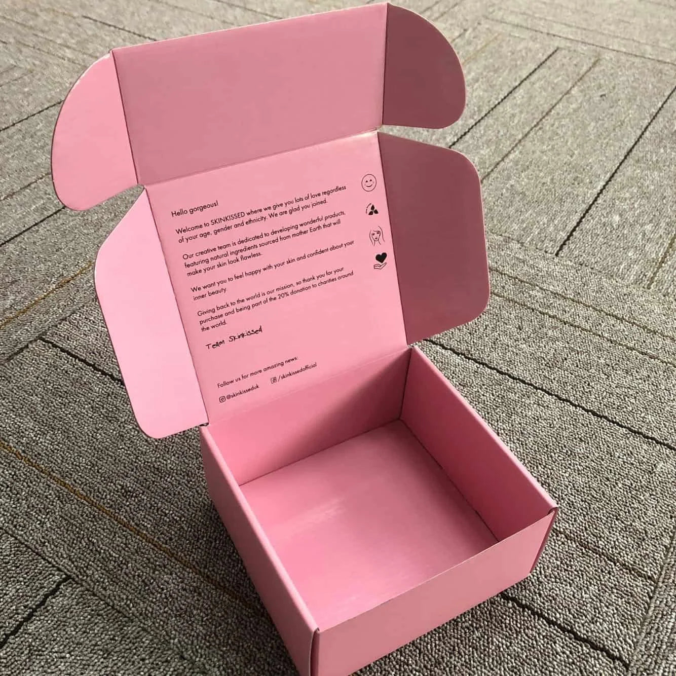 Customize Corrugated Cardboard Carton Craft Mailer Shipping Mail Packaging Boxes for Small Business With Logo Zipper Packaging