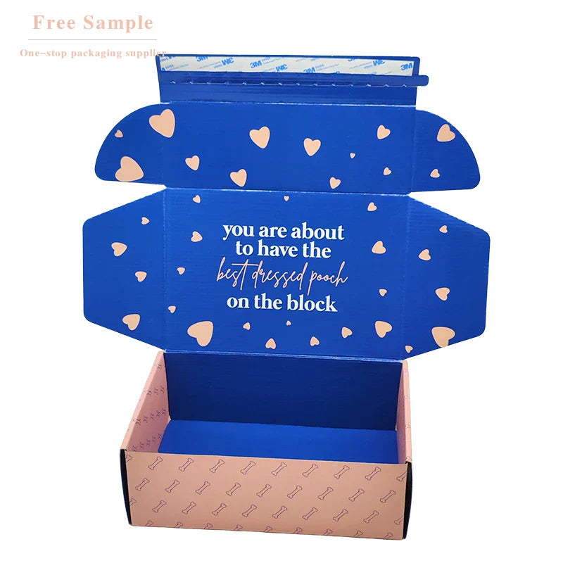 Custom High-End Corrugated Cardboard Folding Mailer Paper Boxes for Embellishing Eye Cream Cosmetic Lashes Cosmetics Gift