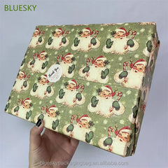 Wrapping Paper Rolls Recycled Christmas Wrapping Paper  Holiday Pattern Gift Wrap Christmas