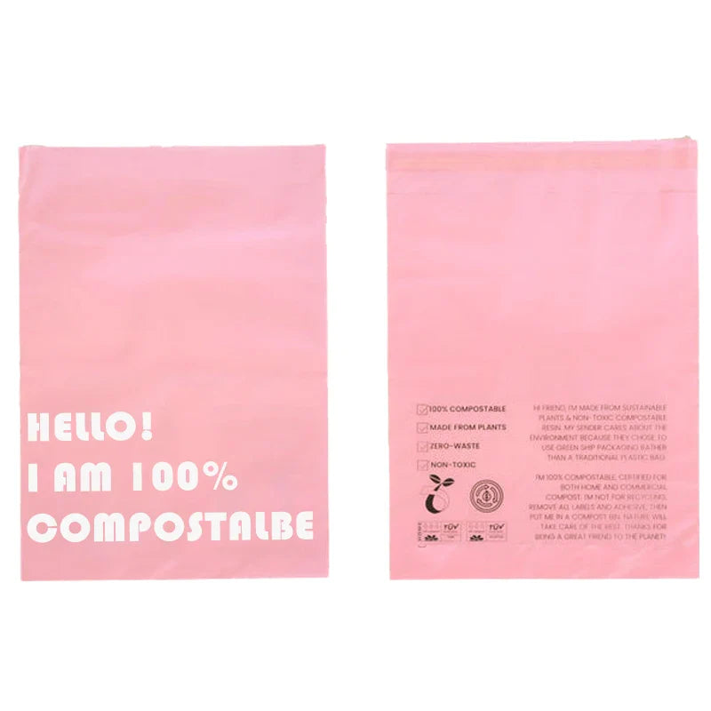Custom Printed Design Eco Friendly Recycled Matte 10x13 Poly Mailer Envelopes Mailing Courier Packaging Bags for Clothing