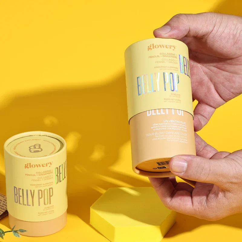 Custom Packaging Bottles  Black Push up Cardboard Tube  Twist up Food Cosmetic Laser Paper Tube