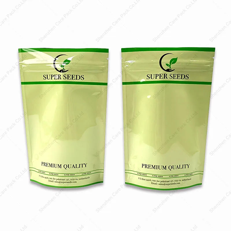 Stand up Recyclable Heat Seal Foil Doypack Plastic PET/PE Edible Pea/Bean Mylar Package Pouches Bag