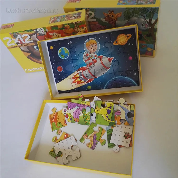 Print Personalized Brain Game 500&1000 Pieces Adult Jigsaw OEM 1000pcs Large Custom Puzzles