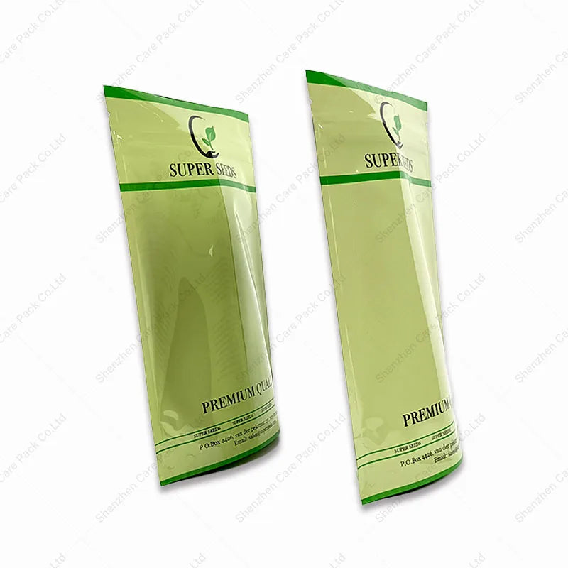 Stand up Recyclable Heat Seal Foil Doypack Plastic PET/PE Edible Pea/Bean Mylar Package Pouches Bag