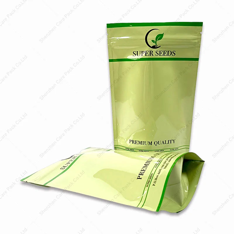Stand up Recyclable Heat Seal Foil Doypack Plastic PET/PE Edible Pea/Bean Mylar Package Pouches Bag
